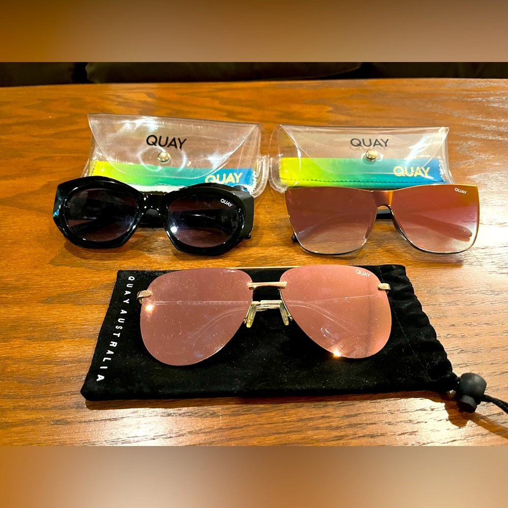 Quay Sunglasses Bundle- Real Me, Come Thru, La Playa
